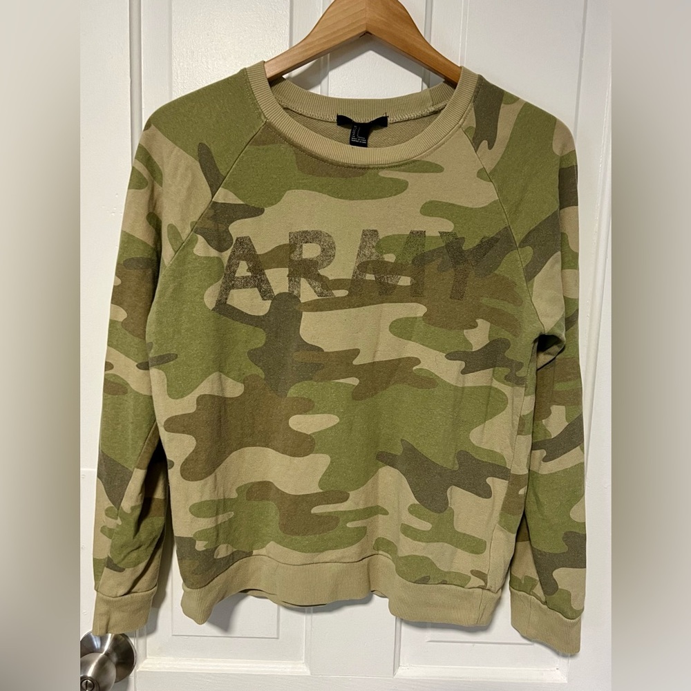 Camo “ARMY” Lightweight Sweatshirt